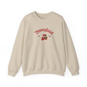 Sand Disneyland Sweatshirt – Cherry Graphic – M/L – Brand New